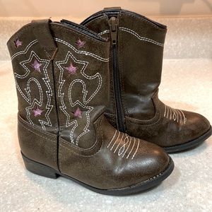 Cowgirl boots, 9 toddler
